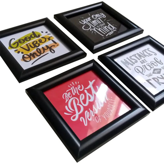 Motivational Quotes Frames 5x5 inch for Home Decor