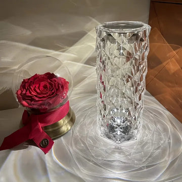 Multicolor Modern Crystal Lamp: Touch & Remote Operated