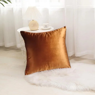 Luxury Velvet Cushion Cover with Side Zip (16"x16")