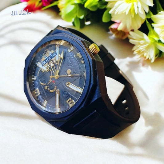 New Launched Track Me Men's Wrist Watch for Black Lovers